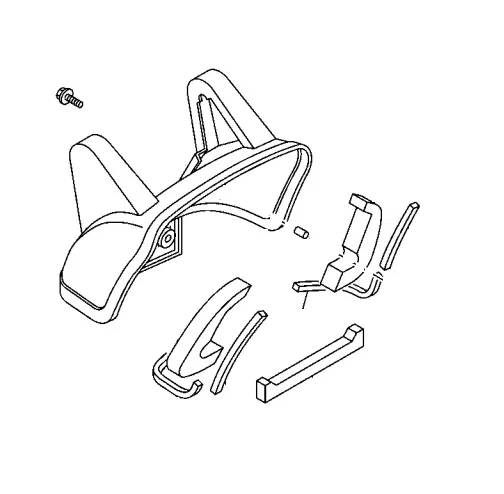 7CH-228C0-00-P0 – YAMAHA MOTOR Generator Cover Assembly, Use With Yamaha Generator EF3000ISEB And EF3000ISE Rear